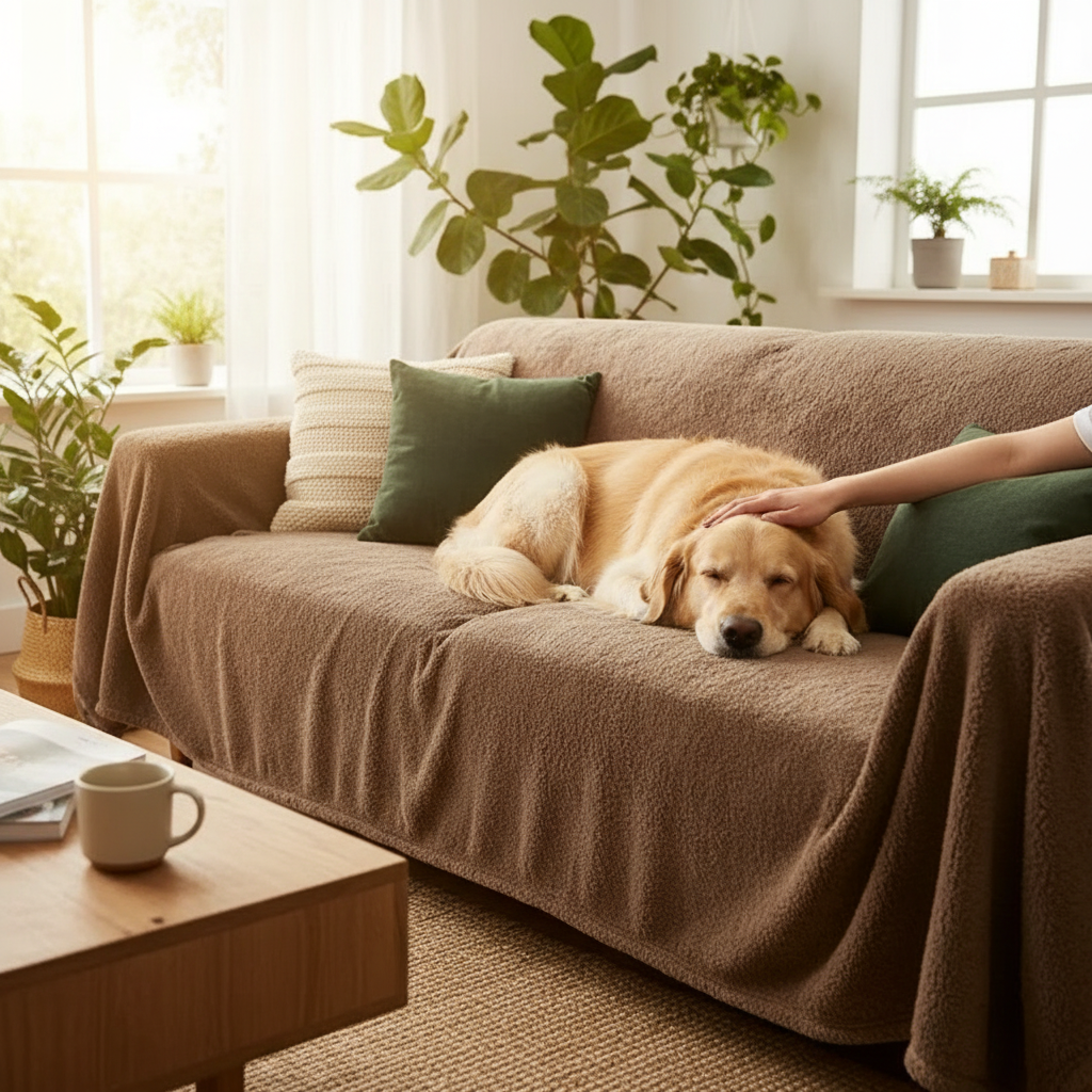 Luxury Shaggy Blanket Winter Warm Cosy Romantic Couple Waterproof Blanket-Thickened Large Size Blanket Microfibre-Blanket